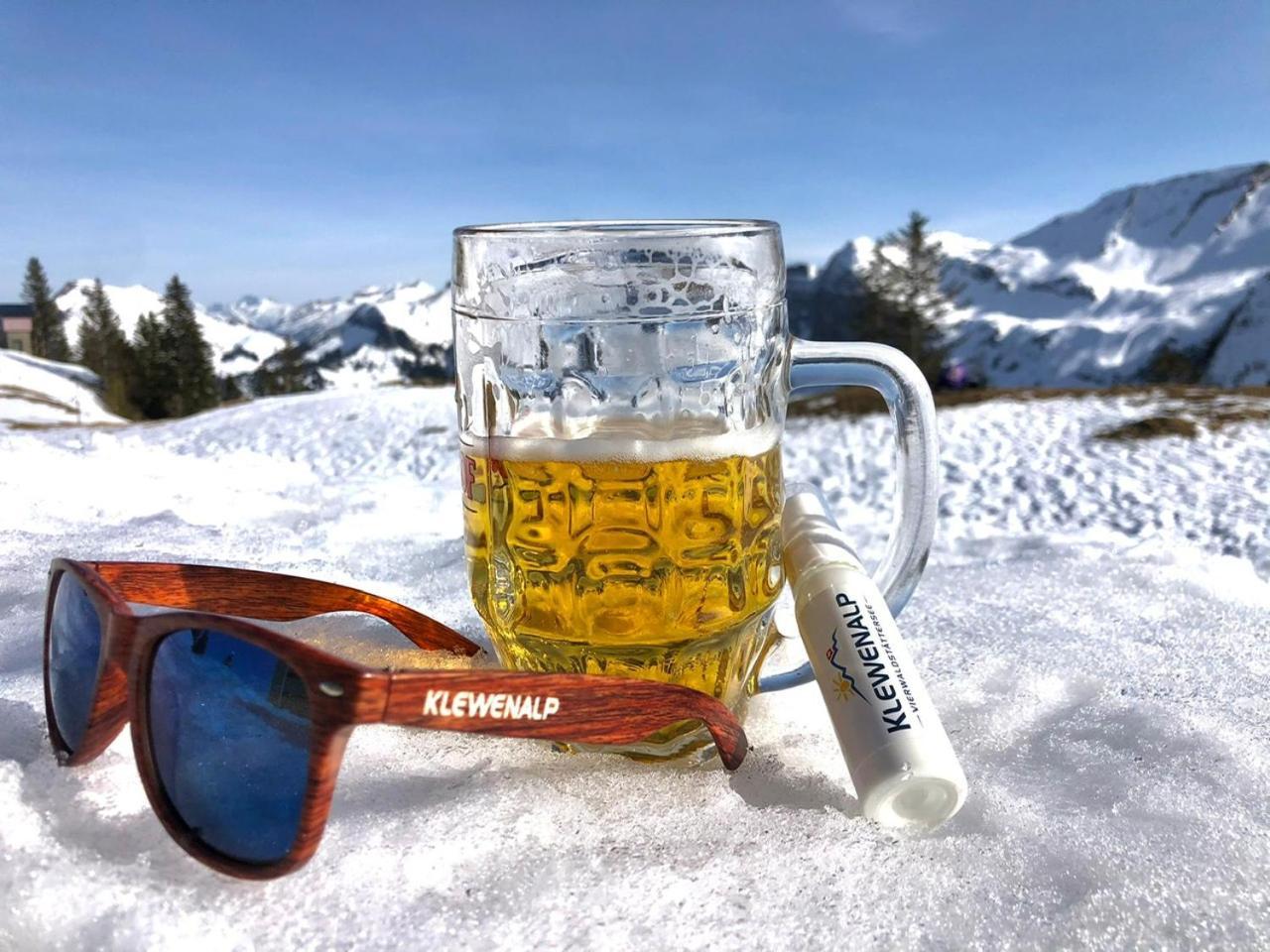 Klewenalp Ausflugs-Ski-Pistenhotel Klewenstock Beckenried Bagian luar foto